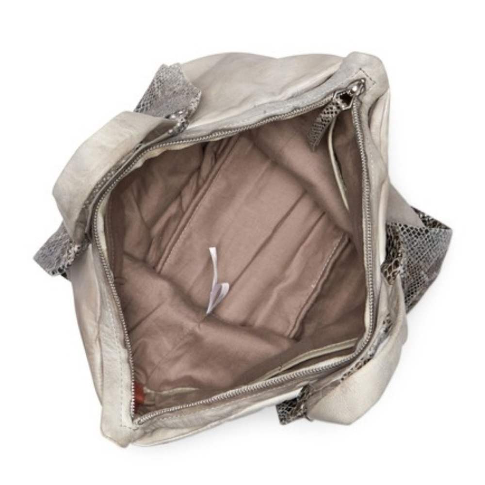 LIEBESKIND Berlin Dessert Beige Baraka Snake Bag - Picture 5 of 8